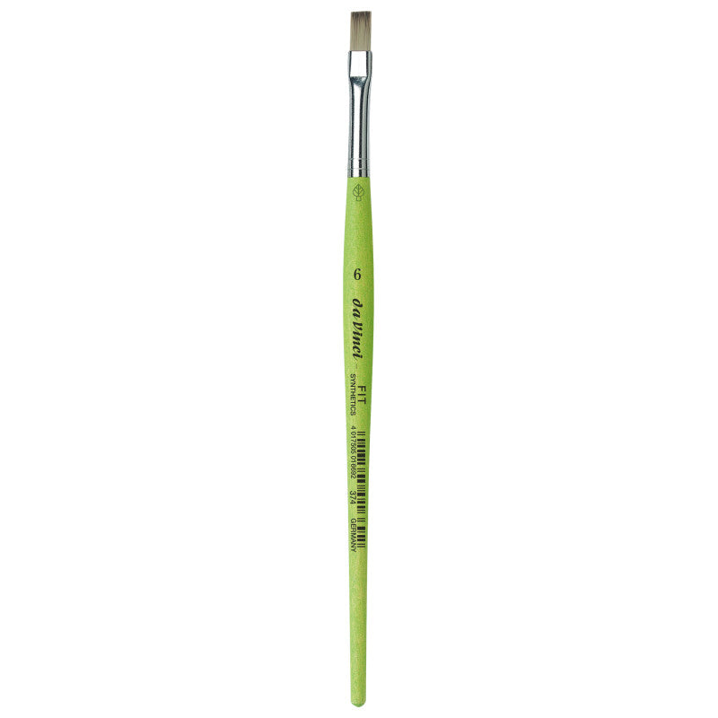 FIT Synthetics Student Brush, Synthetic, Acrylic & Tempera, Flat, Series 374, Size 6