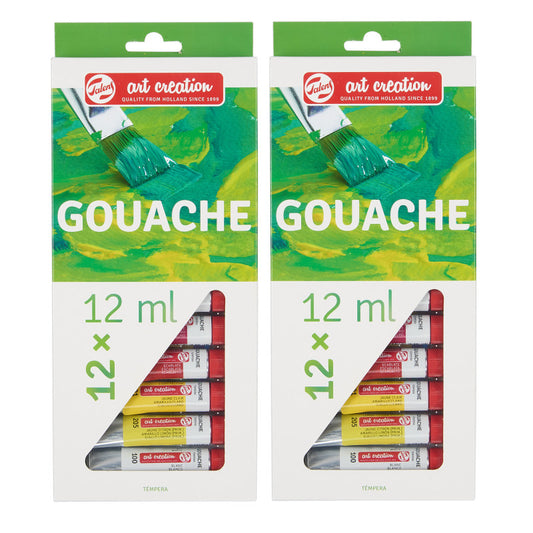 Gouache Set, 12mL, 12 Per Set, 2 Sets