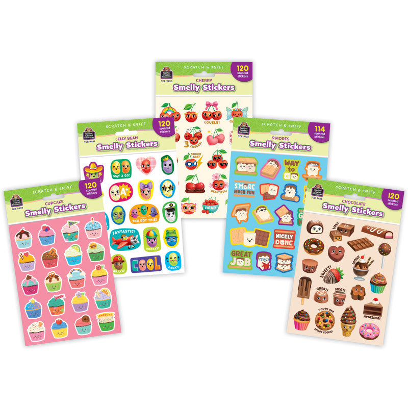 Sweet Treats Smelly Stickers, 594 Stickers