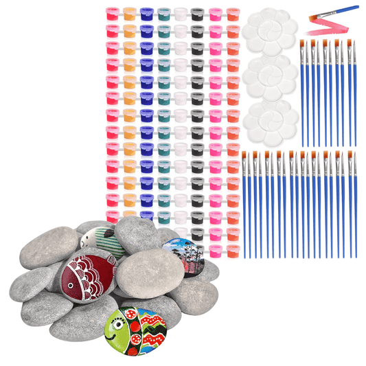 Copy of 60 Craft Rocks, Assorted Natural Colors ,Flat Rocks for Painting, 2-3 Inches Stones for Arts & Crafting Creativity Street®