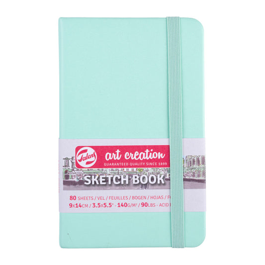 Sketchbook, 80 Sheets, 90lbs, Fresh Mint Cover, 3.5" x 5.5"