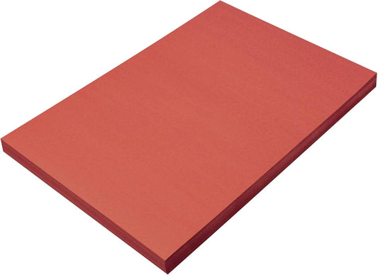 (Formerly Sunworks) Construction Paper, Red, 12" X 18", 100 Sheets