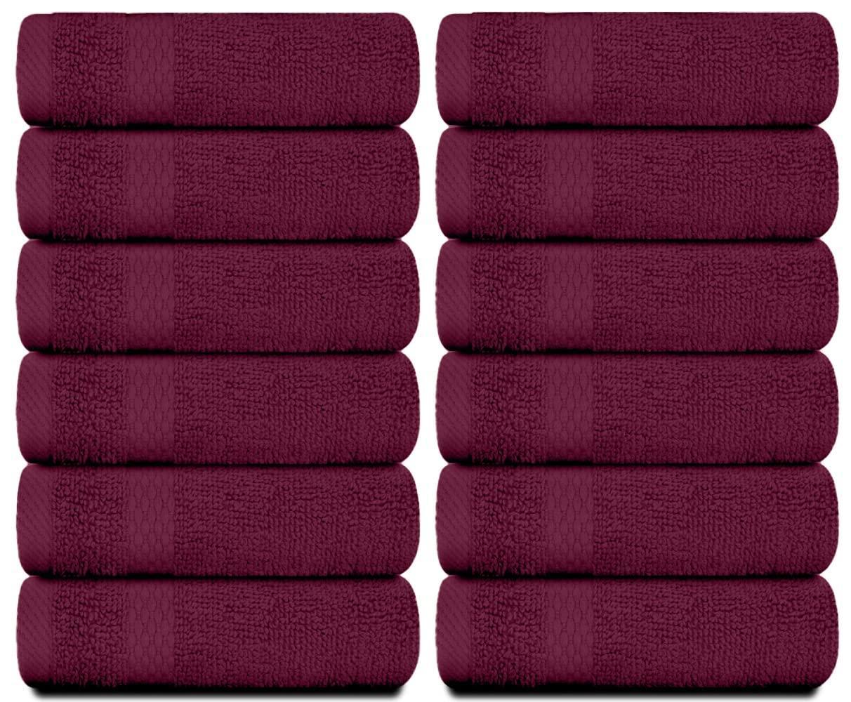 Luxury Washcloths for Bathroom Hotel Spa Kitchen Set   Circlet Egyptian Cotton