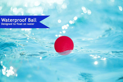 Beach Paddle Ball Replacement Balls - 6 High-Visibility Pickleball & Smashball Compatible Balls | Colorful Kadima & Pro Kadima Ball Replacement | 6 Small Paddle Balls in High Visibility Colors
