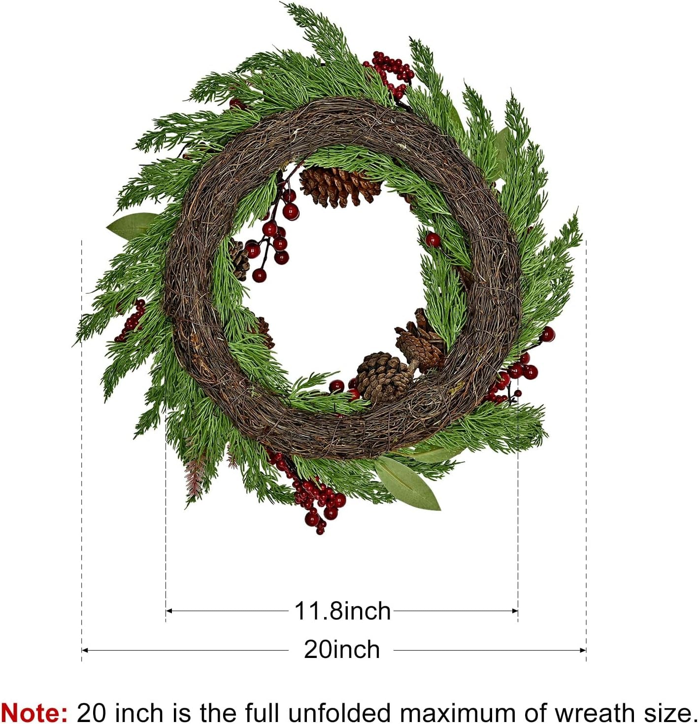 Eucalyptus Wreath for Front Door Sunflower Flowers Wreath for All Seasons with Welcome Sign Handmade Artificial Spring Garland for Front Door Garden Window Decor 20 Inch