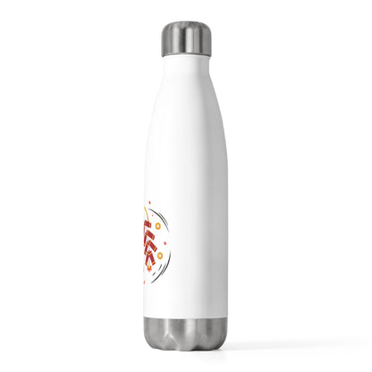 Firecracker Horse Lunar New Year | 20oz Insulated Stainless Tumbler | CNY Family & Teacher Gift | Bold Red Gold Art