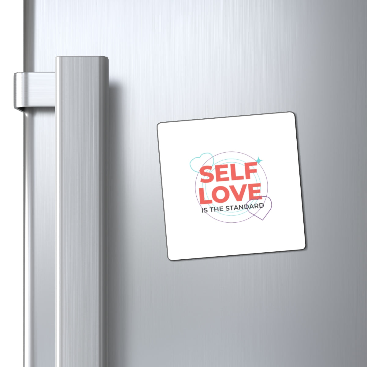 Self Love Gradient Affirmation | Aesthetic Sublimation Magnet Set | Galentine’s & Teen Gift | Y2K Gen Z Valentine Decor