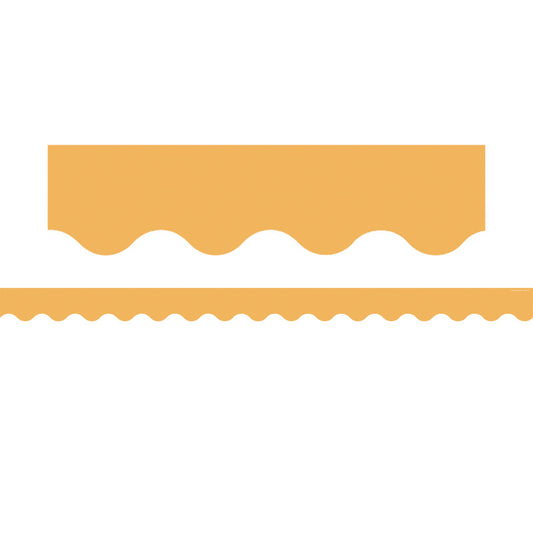 Golden Sun Scalloped Border Trim, 35 Feet