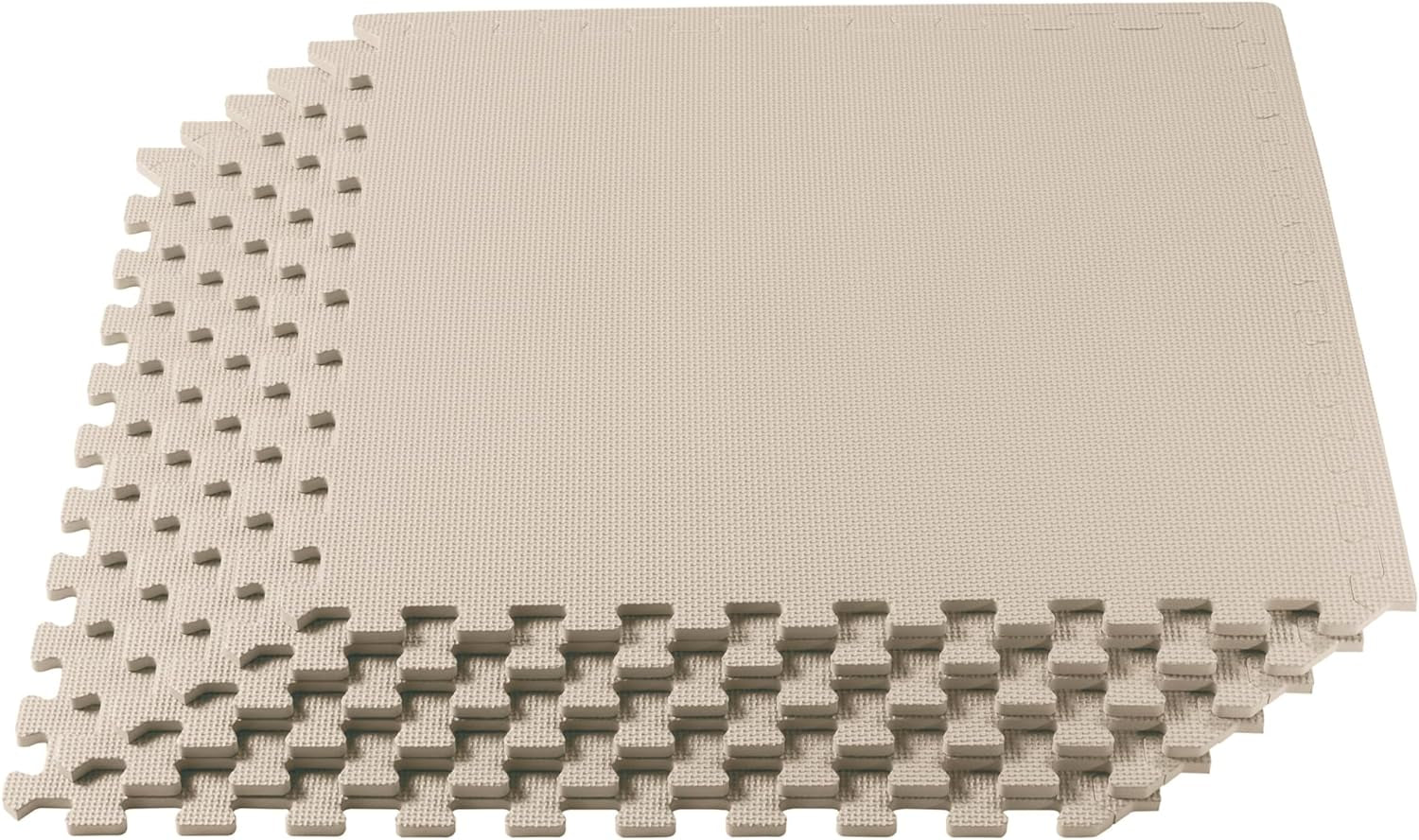 1/2 Inch Thickness Multipurpose EVA Foam Floor Tiles, Interlocking Floor Mat for Indoor Gym and Home Use