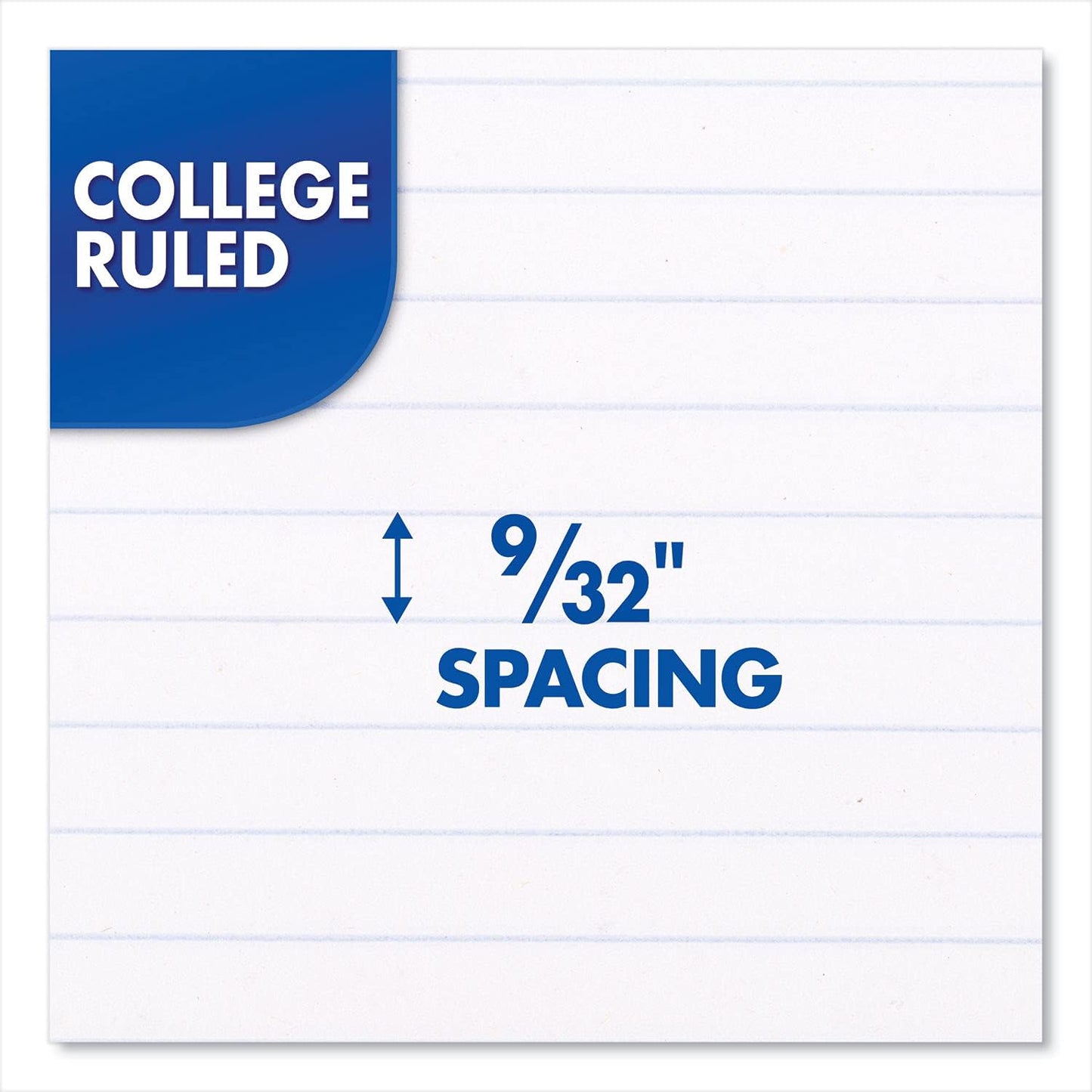 Spiral Notebooks, 6 Pack, 1 Subject, College Ruled Paper, 7-1/2" X 10-1/2", 70 Sheets per Notebook, Color Will Vary (73065)
