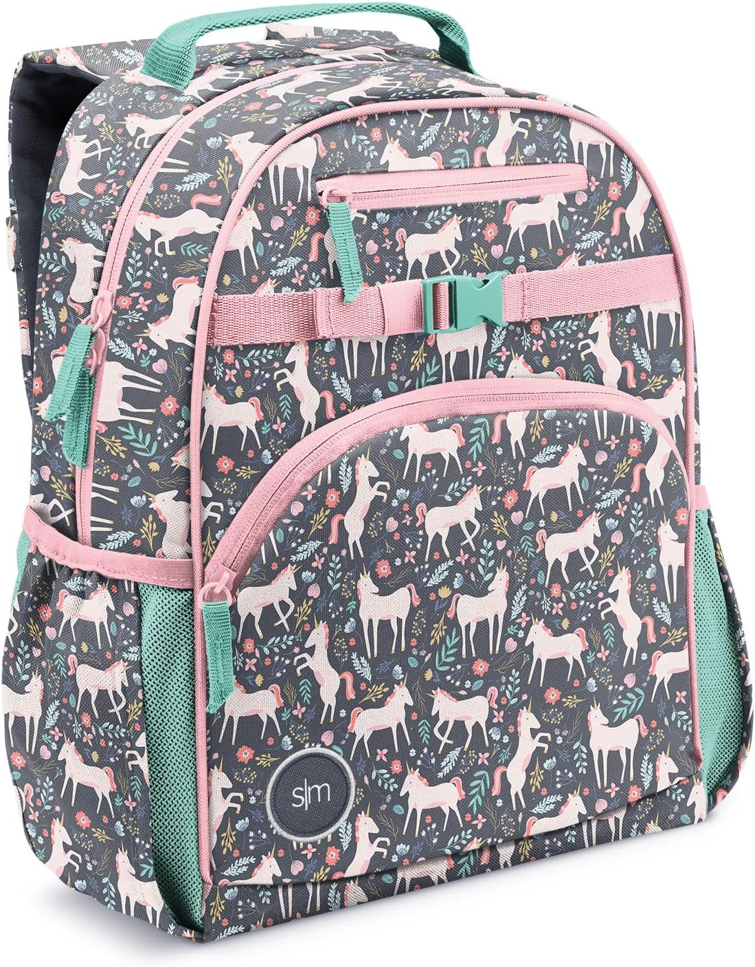 Toddler Backpack for School Girls and Boys | Kindergarten Elementary Kids Backpack | Fletcher Collection | Kids - Medium (15" Tall) | Unicorn Fields