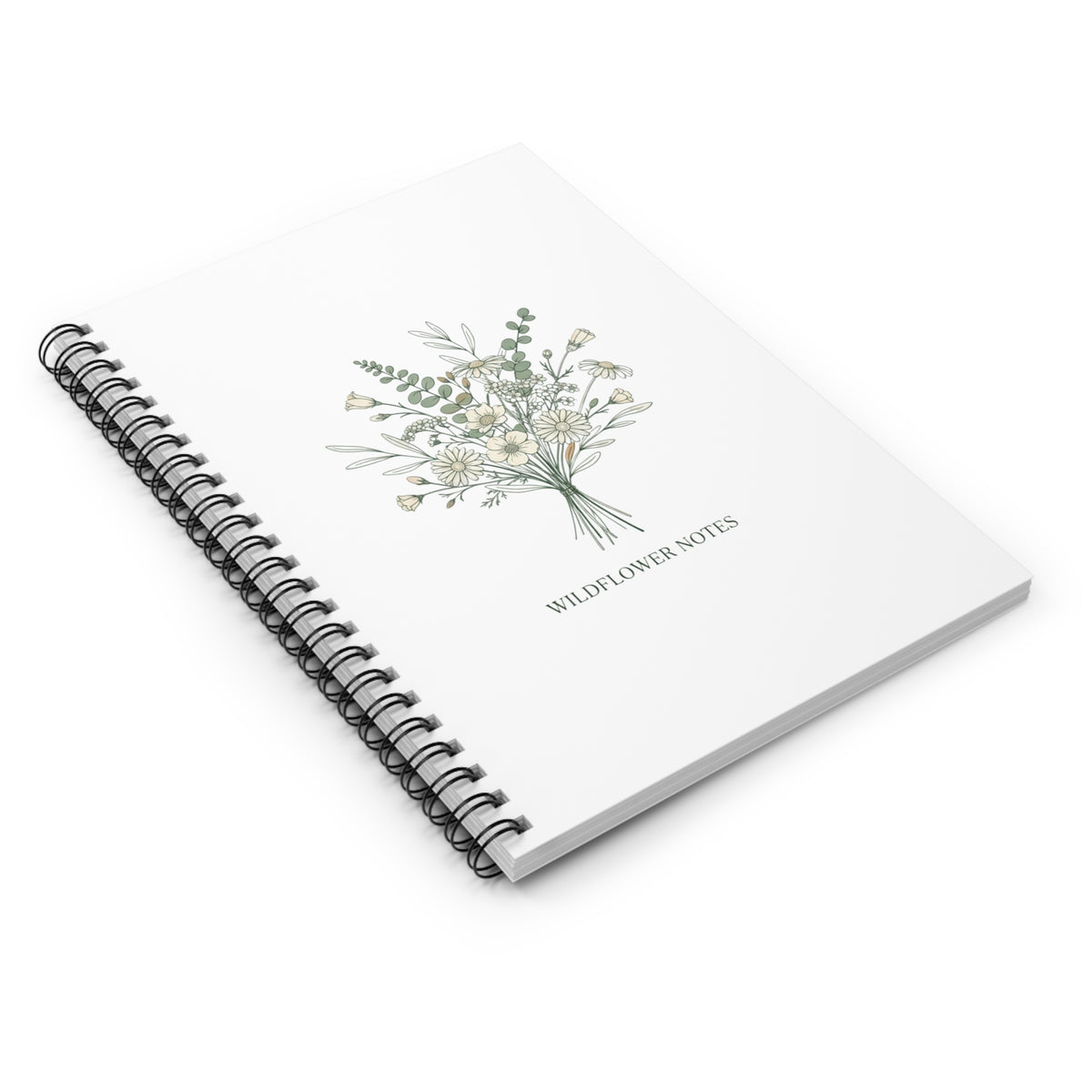 Spiral Journal Notebook, Wildflower Bundle, School Gift, Book Collector