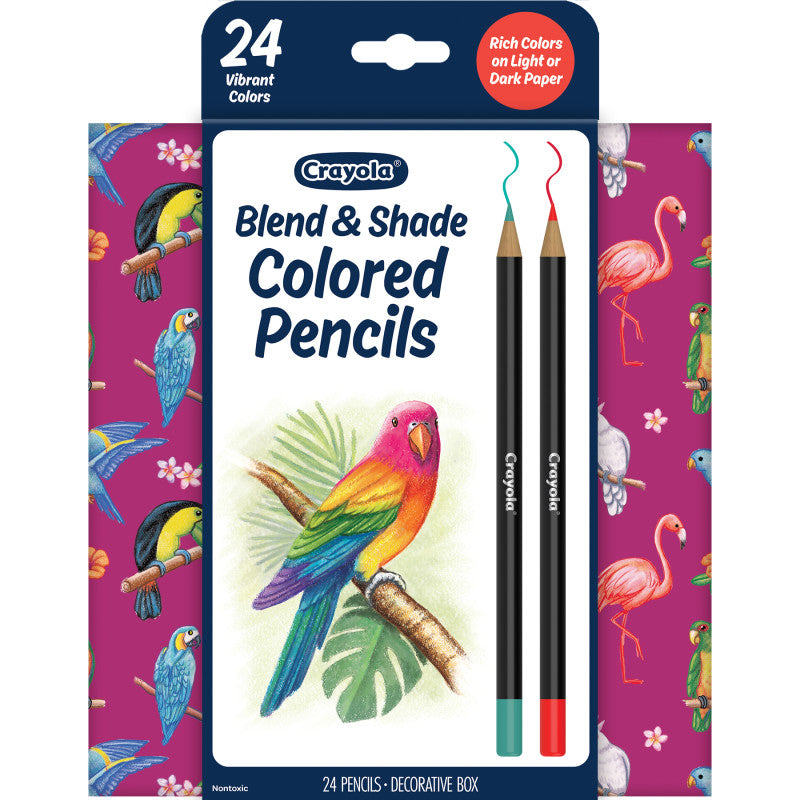 Blend & Shade Colored Pencils, Pack of 24