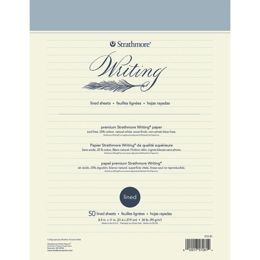 500 Series Writing Paper Pad, 50 Sheet, 8.5x11 inch, 1 Count
