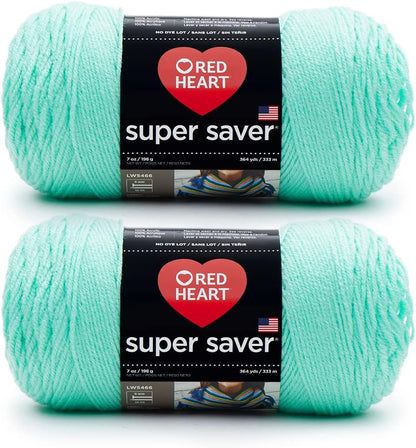 Bulk Buy:  Super Saver (2-Pack) (Cherry Red, 7 Oz Each Skein)