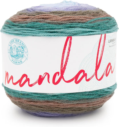 Mandala Yarn, Multicolor Yarn for Crocheting and Knitting, Craft Yarn, 1-Pack, Cupid