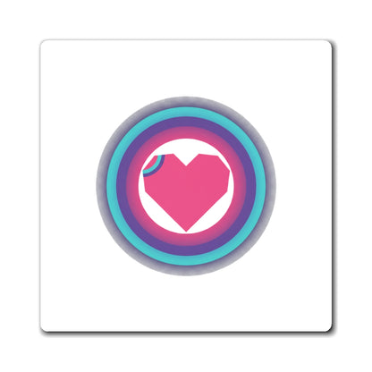 Gradient Aura Mesh Valentine | Aesthetic Fridge Magnet Set | Galentine’s & Self-Love Gifts | Y2K Dreamy Gradient