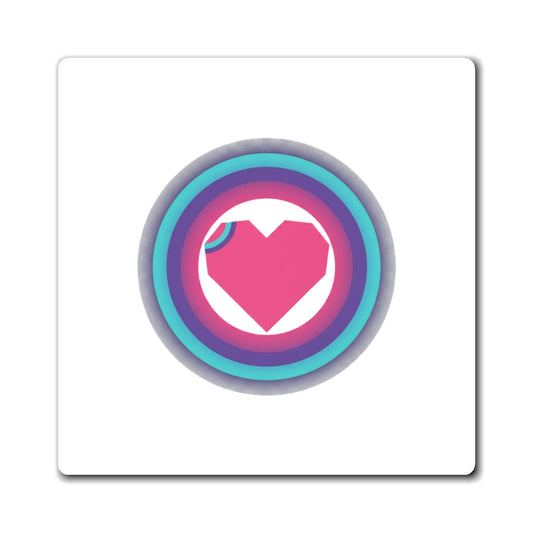 Gradient Aura Mesh Valentine | Aesthetic Fridge Magnet Set | Galentine’s & Self-Love Gifts | Y2K Dreamy Gradient