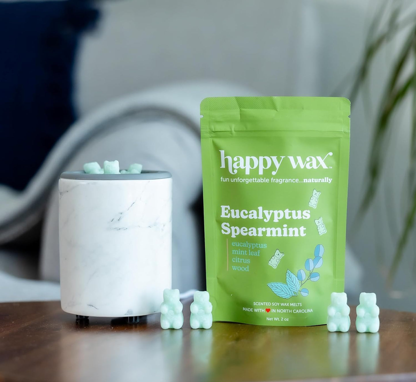 Spa Mix Premium Scented Natural, Non Toxic Soy Wax Melts – 6 Total Oz. of Scented Wax Melts. Includes: Seagrass & Sage, Calming Lavender Chamomile, and Eucalyptus Spearmint