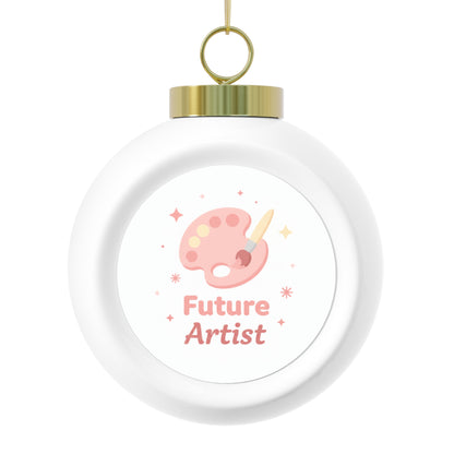 Ceramic Christmas Ball Ornament - Future Artist