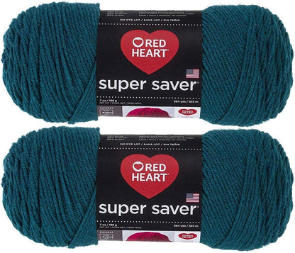 Bulk Buy:  Super Saver (2-Pack) (Cherry Red, 7 Oz Each Skein)