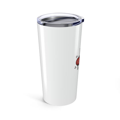 Red Lantern Cluster & Cherry Blossoms | 20oz Stainless Steel Tumbler for Travel | Family & Friend Gift | Chicken Scratch Irony