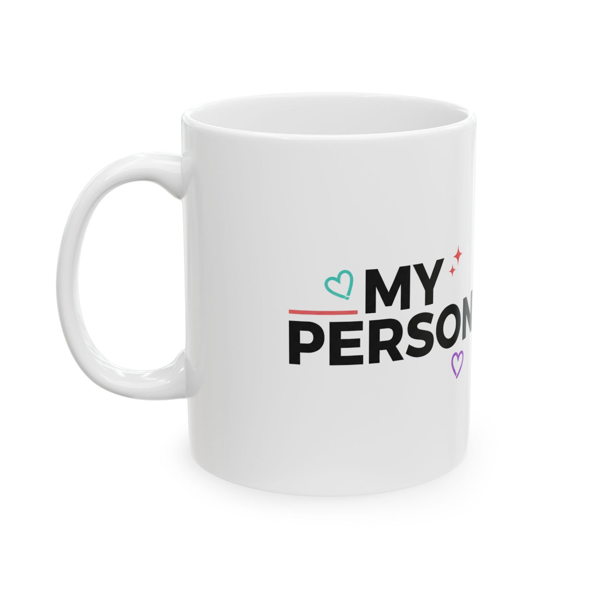 You're My Person | 11oz Ceramic Coffee Mug, Grey’s Anatomy Quote | Galentine’s Day Best Friend Gift | Minimalist Aesthetic