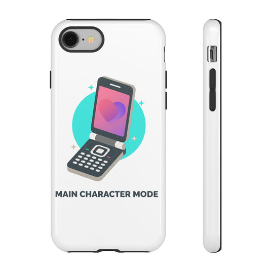 Y2K Flip Phone Heart Screen | Glossy iPhone 17 Slim Case | Valentine & Galentine Gift for Her | Aesthetic Kawaii