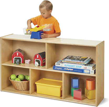 7143YT Low Single Storage Shelves - Kids Classroom Shelf