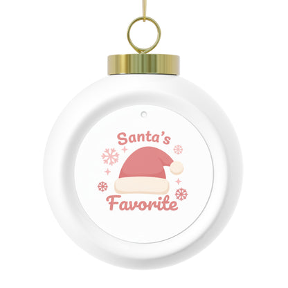 Christmas Ball Ornament - Santa's Favorite