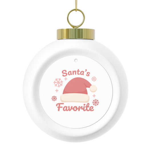 Christmas Ball Ornament - Santa's Favorite