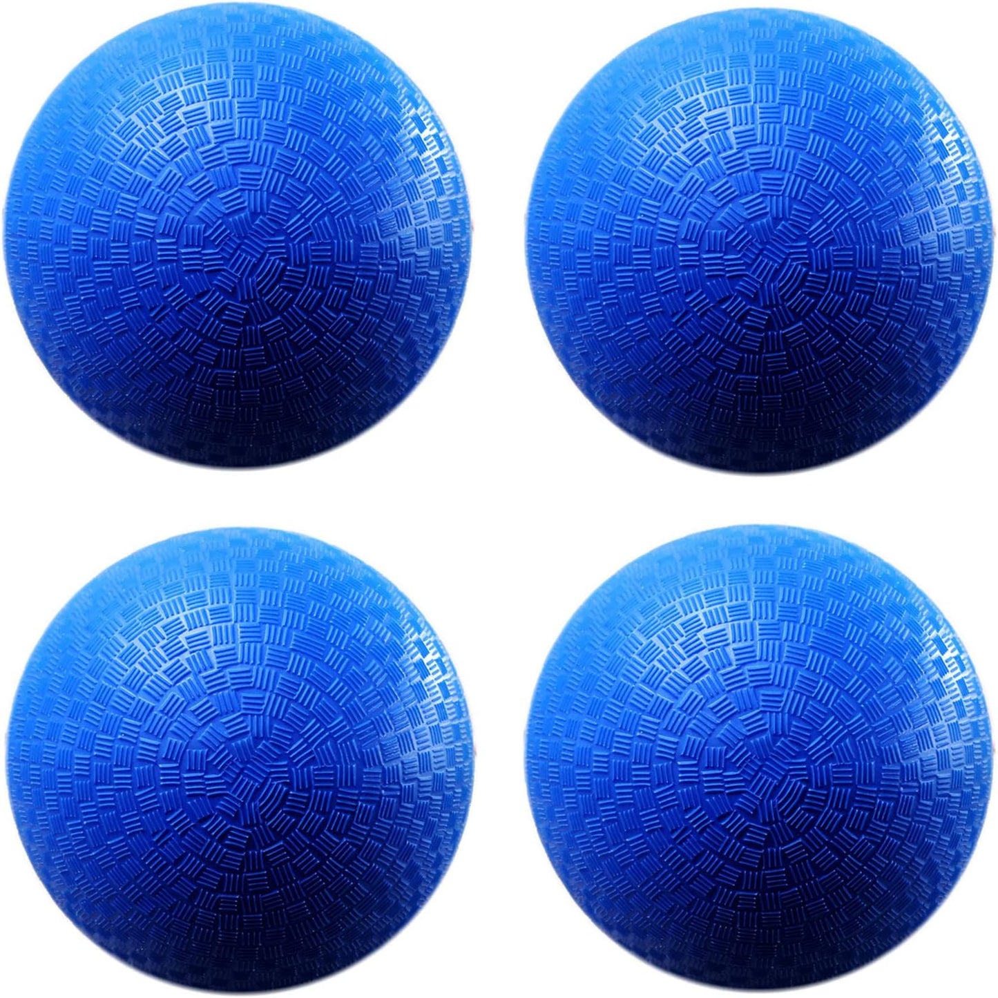 8.5-Inch Dodgeball Playground Balls, Pack of 4 Balls with 1 Pump, Official Size for Dodge Ball, Handball, Camps and Schools