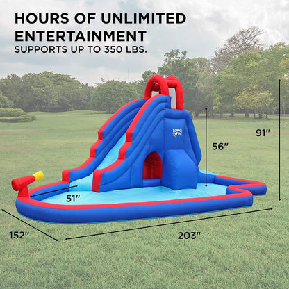 Slide ‘N Spray Inflatable Water Slide Park