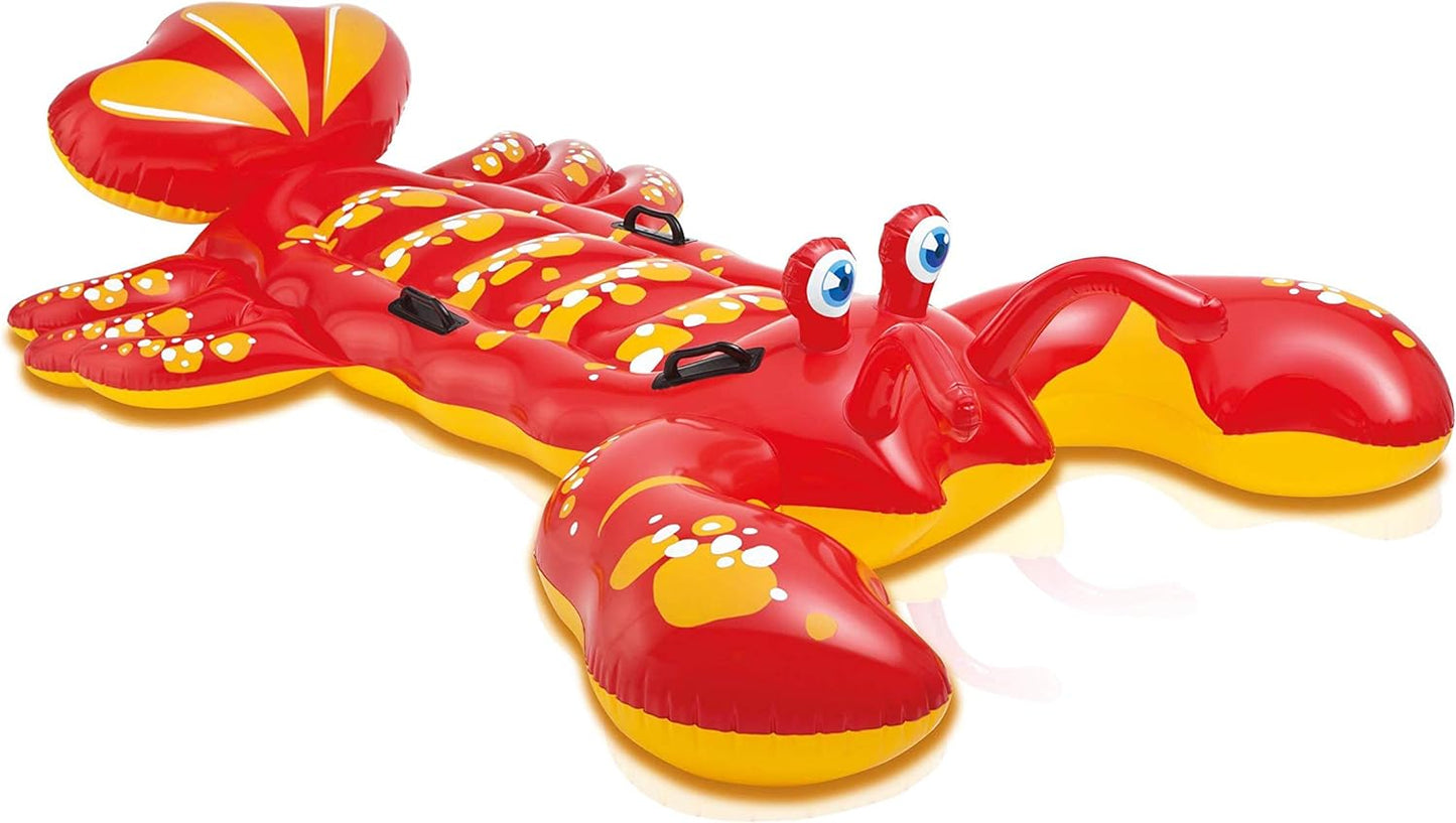 Lil' Sea Turtle Inflatable Pool Float: Animal Pool Toy for Kids – 2 Heavy-Duty Handles – 88Lb Weight Capacity – 59" X 50" – for Ages 3+