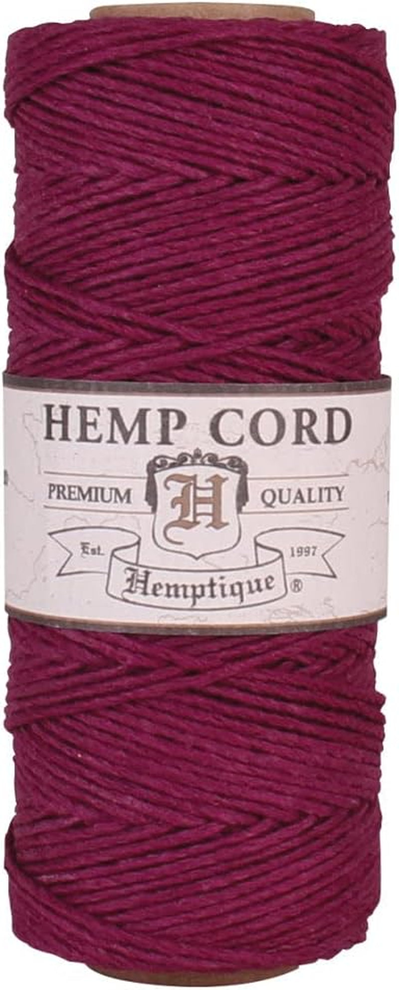 100% Hemp Cord Spool - 62.5 Meter Hemp String - Made with Love - No. 20 ~ 1Mm Cord Thread for Jewelry Making, Macrame, Scrapbooking, DIY, & More - White