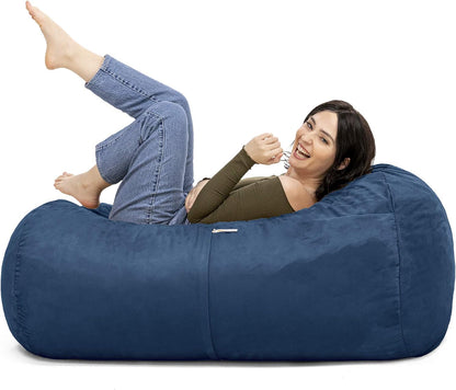 Sofa Saxx Bean Bag Lounger, 4-Feet, Charcoal