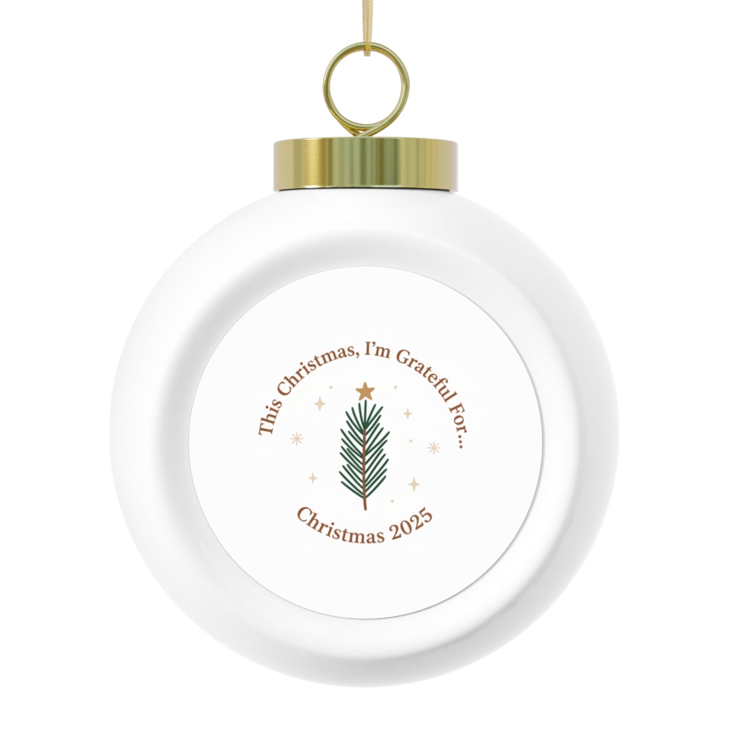 Christmas Ball Ornament – Christmas 2025
