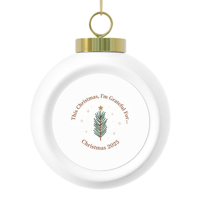 Christmas Ball Ornament – Christmas 2025