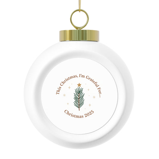 Christmas Ball Ornament – Christmas 2025