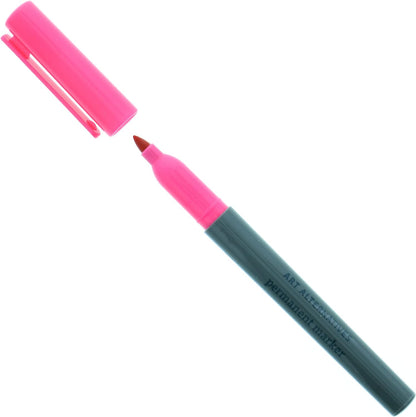 Permanent Marker, Fine, Neon Pink- 4.2Mm Felt Nib - Coloring, Drawing, Writing, Note-Taking