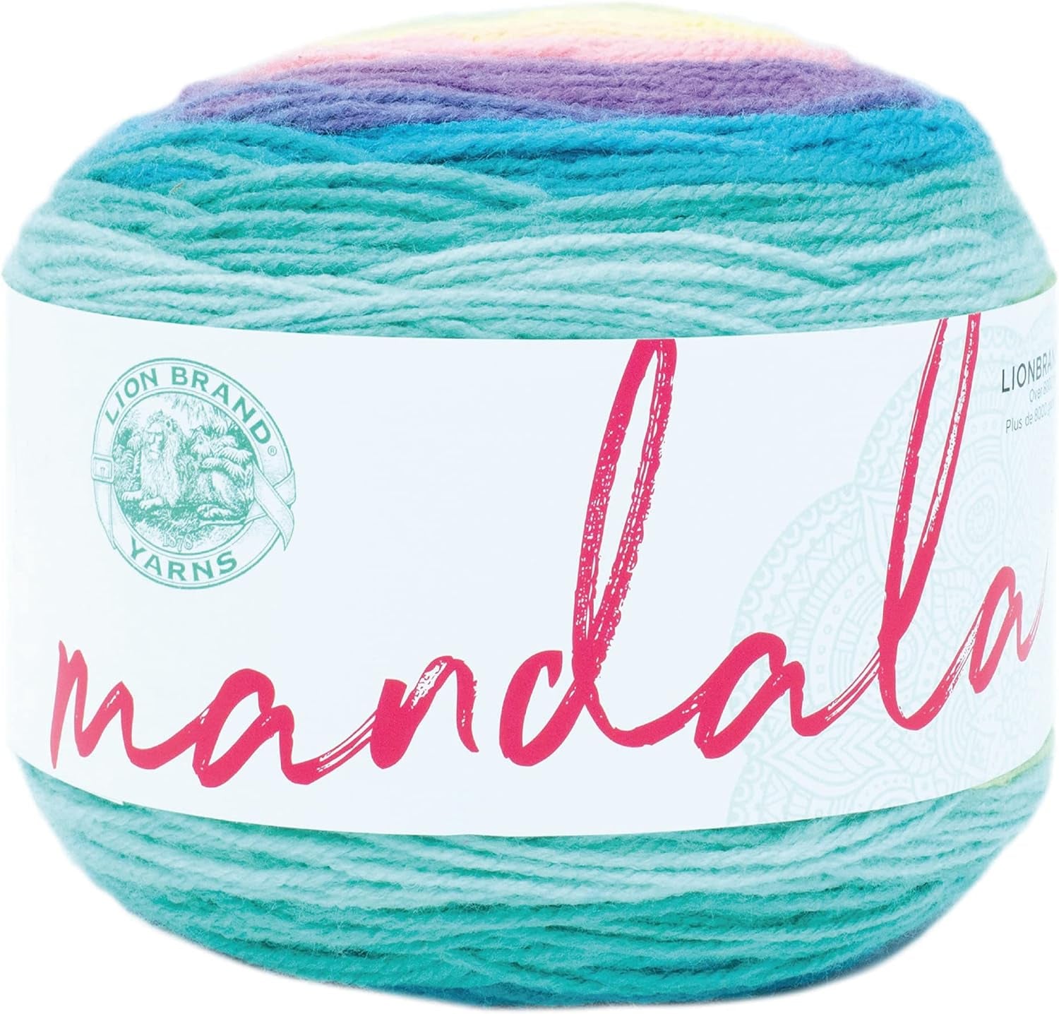 Mandala Yarn, Multicolor Yarn for Crocheting and Knitting, Craft Yarn, 1-Pack, Cupid