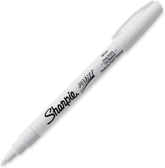 35543  Oil Based Paint Marker - Fine Point Type Style White Ink 1 Each