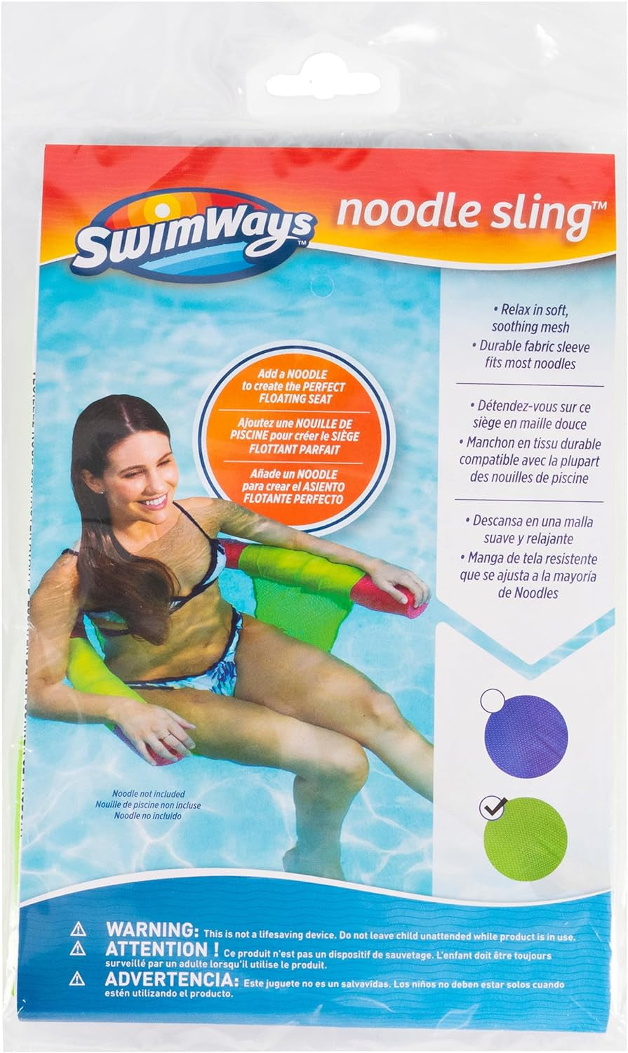 Mesh Floating Pool Chair Noodle Slings (4 Pack)