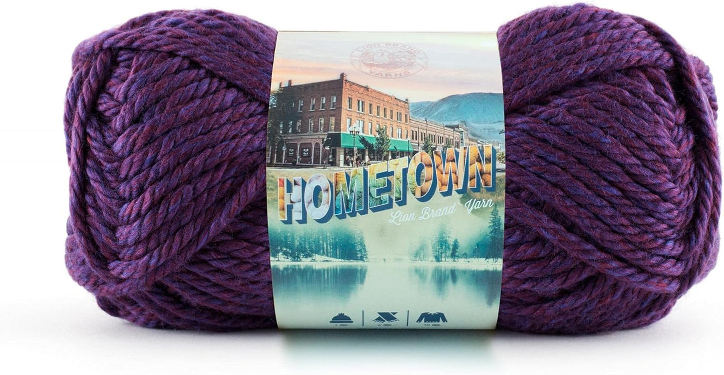 Hometown Yarn, Bulky Yarn, Yarn for Knitting and Crocheting, 1-Pack, Houston Cream