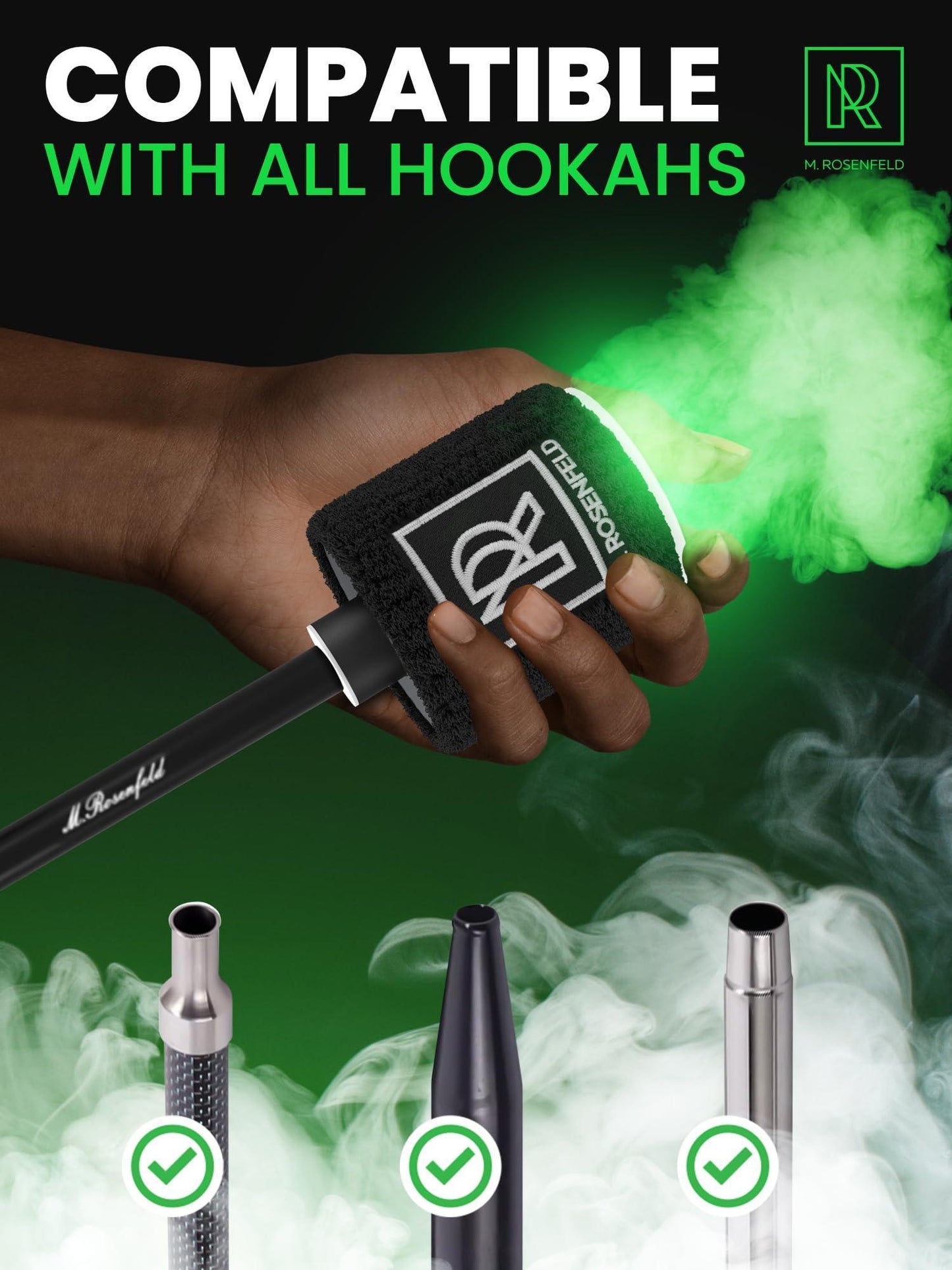 Black Hookah Pump Hookah Starter with 1000 mAh Rechargeable Battery   Electric