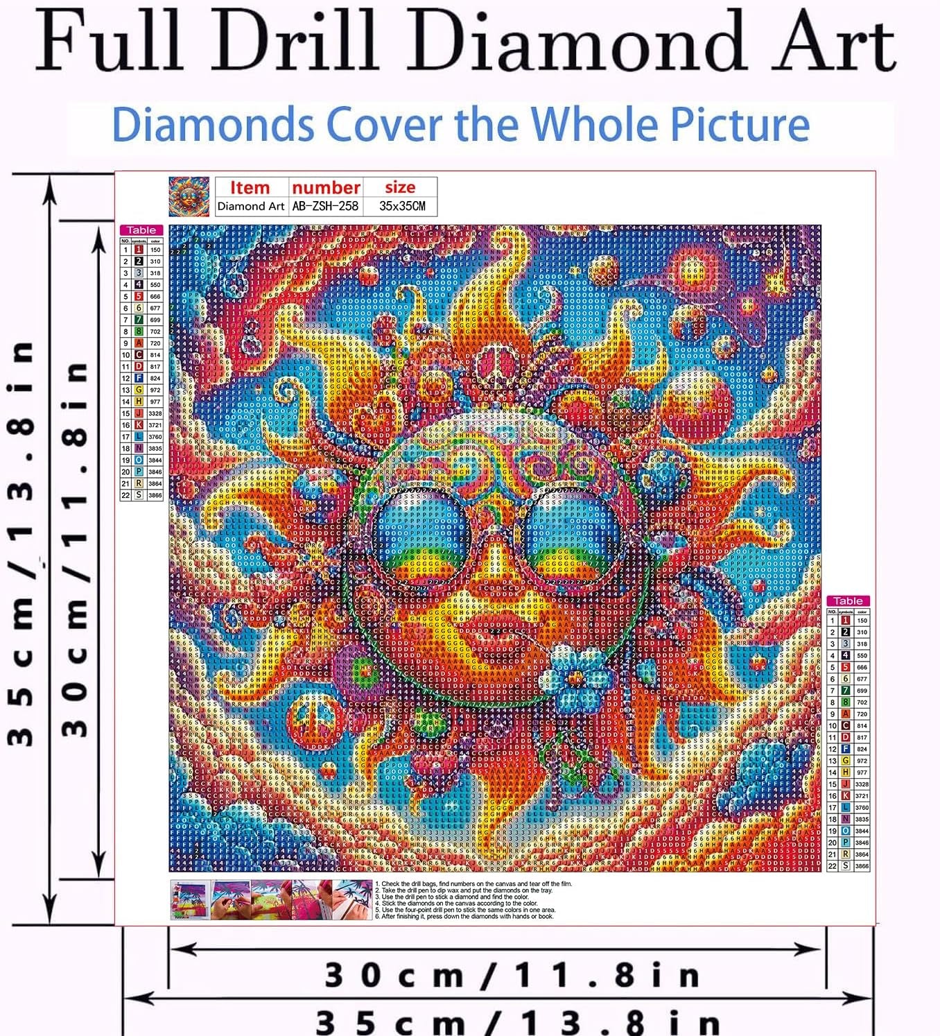 Diamond Painting Kits, Sun 5D DIY Full Drill Diamond Art Painting Kits for Adults, Seaside Diamond Painting Gem Art Craft for Home Wall Decor (13.8 * 13.8 Inch)