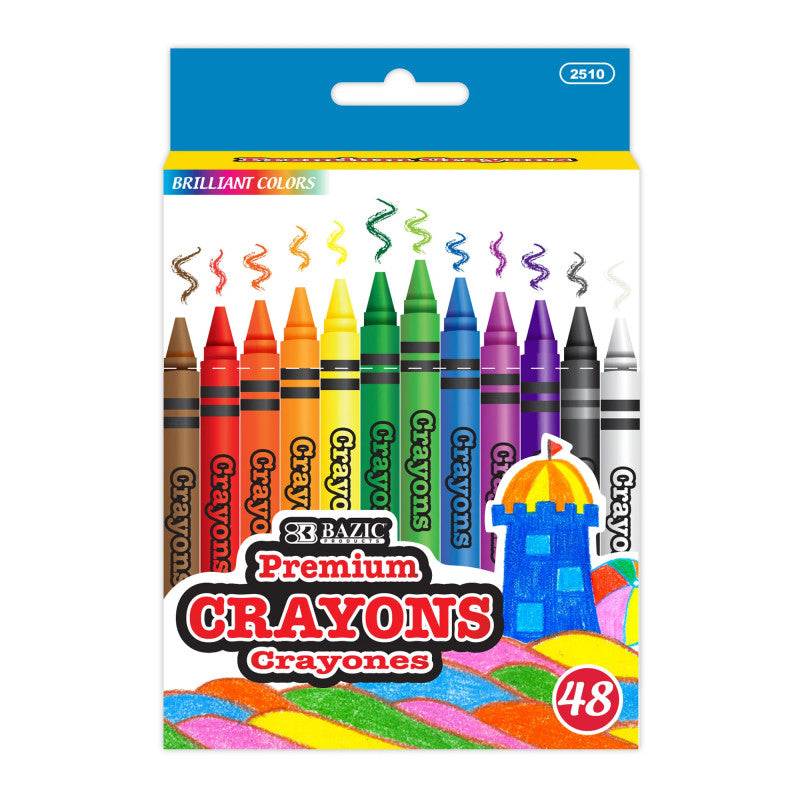 Premium Crayons, 48 Count