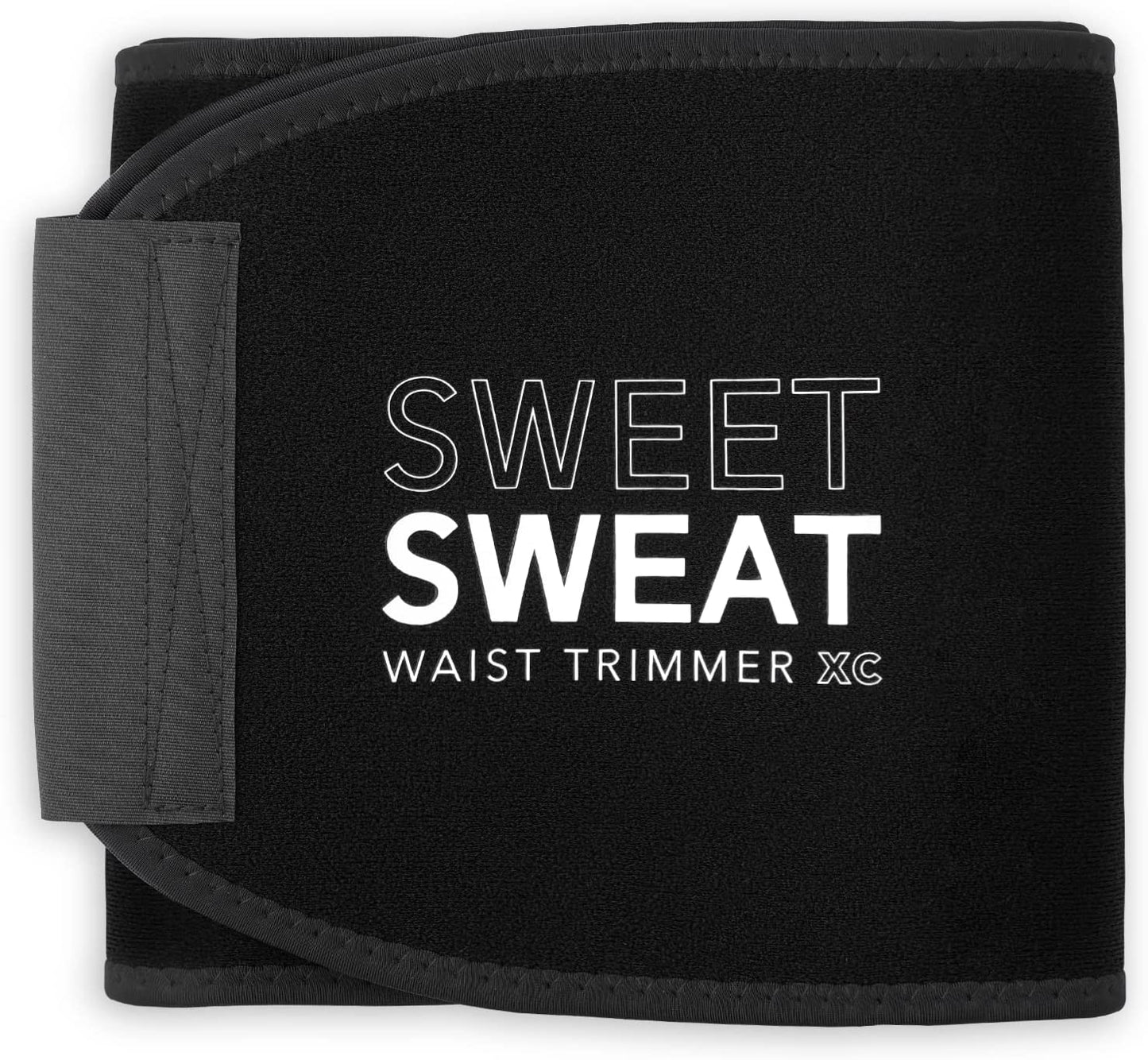 Sweet Sweat Waist Trimmer for Women and Men - Sweat Band Waist Trainer for High-Intensity Training & Workouts, 5 Sizes