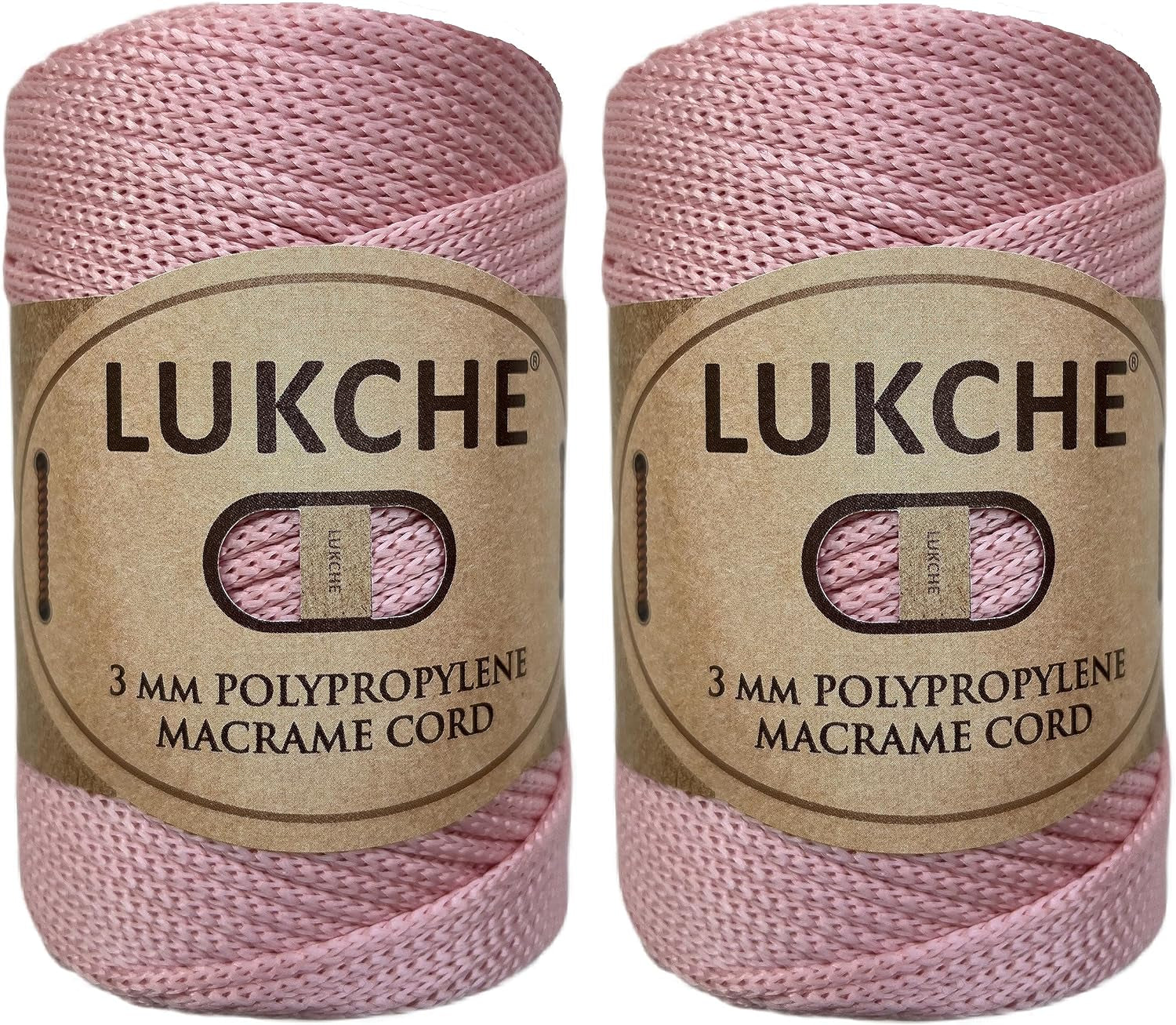 3Mm Premium Polyester Macrame Cord (147 Yards), (8.82 Oz) 100% Polypropylene Macrame Rope, Colorful Yarn Crochet Macrame Bag Craft for Wall Hangers, Bottom Plates, Carpets (Silver 1)