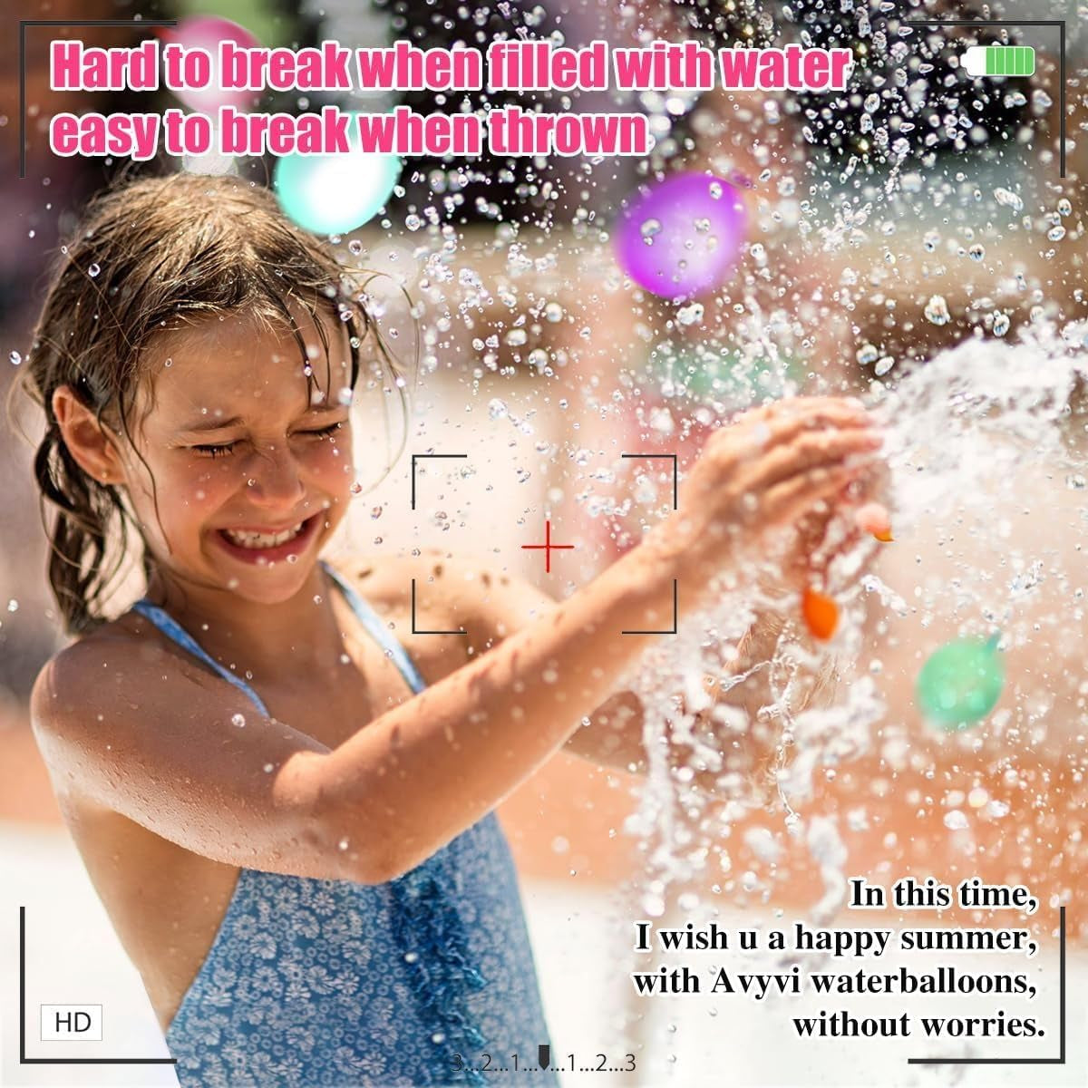 Water Balloons Quick Fill Self Sealing Instant Balloons Easy Balloons Splash for Kids Girls Boys Water Balloons Set Party Games 666 Balloons for Outdoor Summer Funs